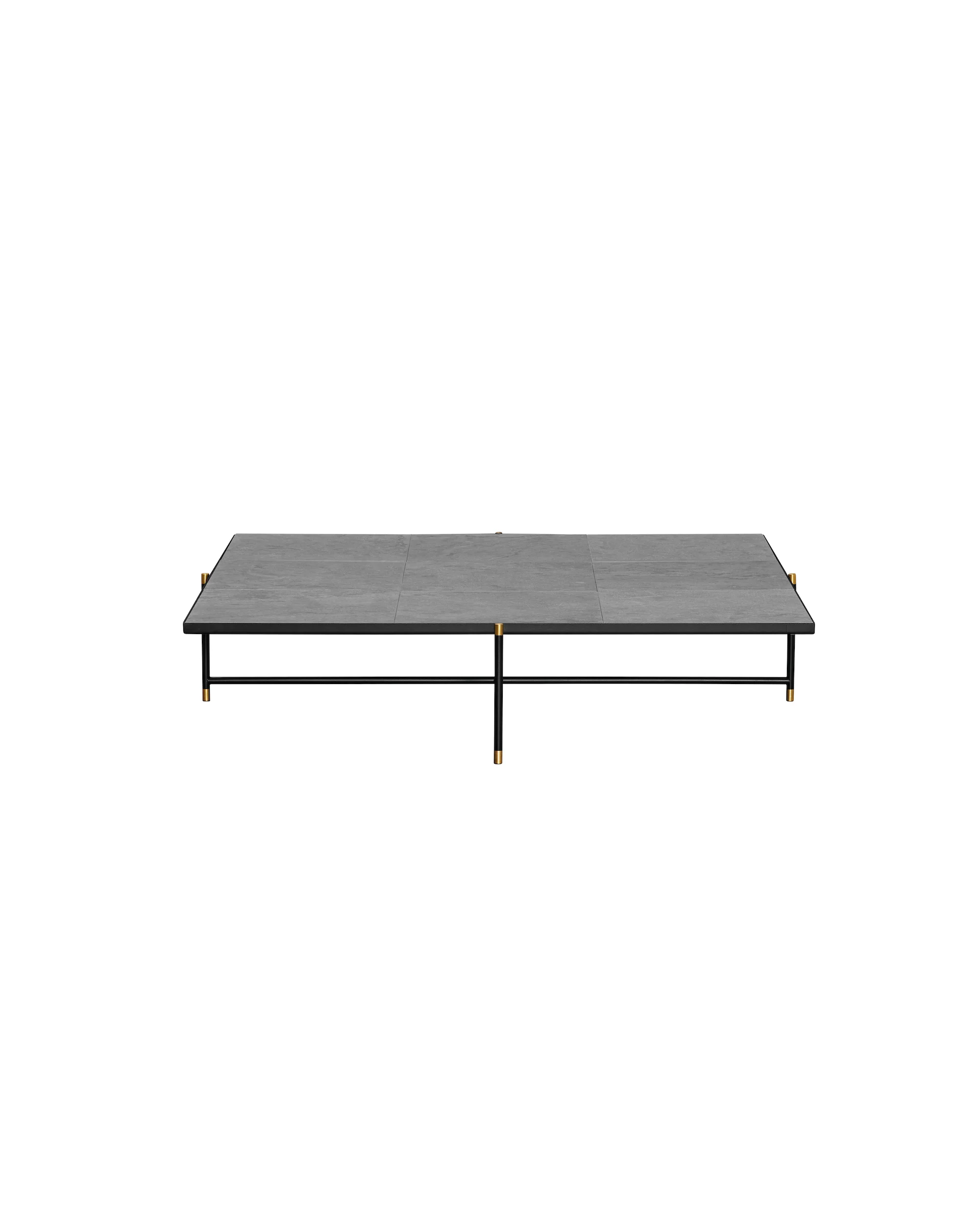 Handvrk Coffee Table Brass Frame LysegrÅ 140 - HandvÄrk Aps Pendel