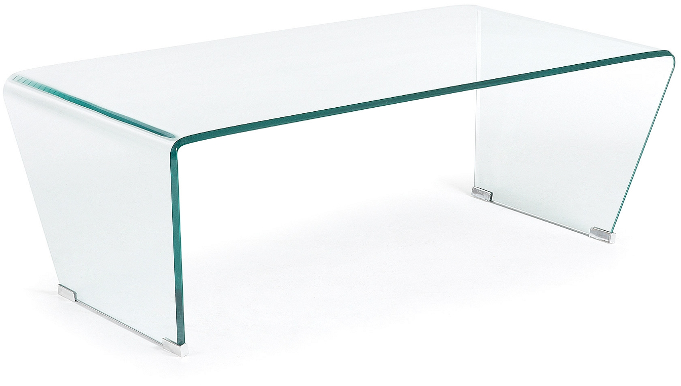 Klar Sofabord Kaffebord Kave Home Burano T Hærdet Glas 120x60x40 - Kave Home Pendel  - 8433840375724