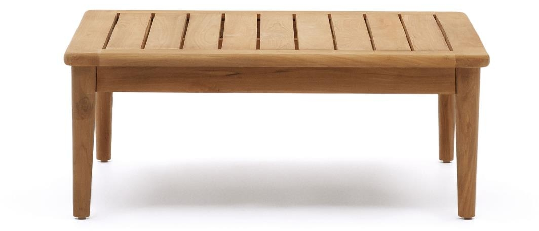 Natur Udendørs Sofabord Kave Home Portitxol Kaffebord Teak 80x80 - Kave Home Pendel  - 8433840803128