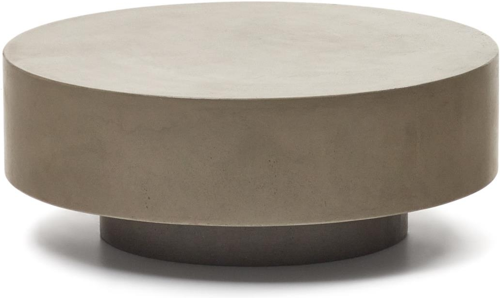Grå Udendørs Sofabord Kaffebord Kave Home Garbet Cement - Kave Home Pendel  - 8433840811802
