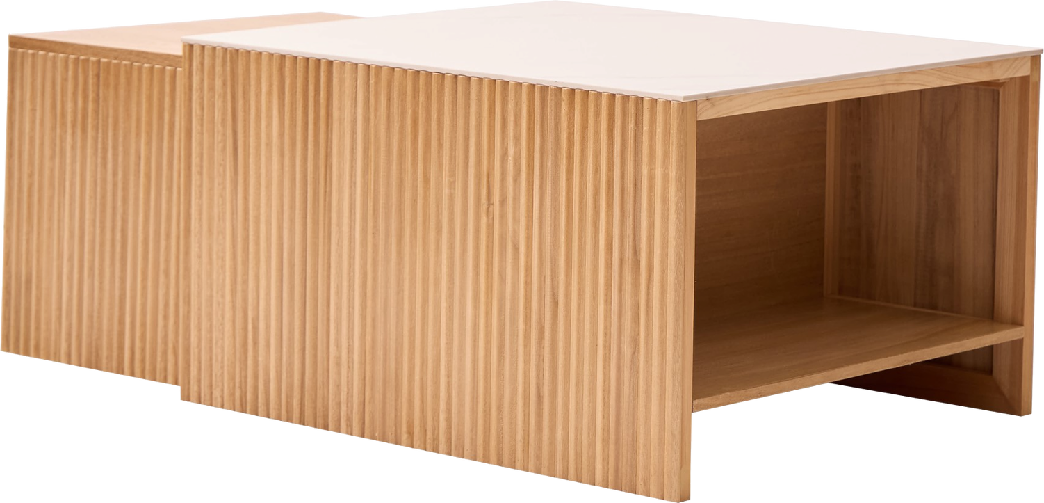 Natur Sofabord Nordlys Furniture Tromso Kaffebord Fsc Certificeret Asketræ 7060 - Pendel  - 3760351894570